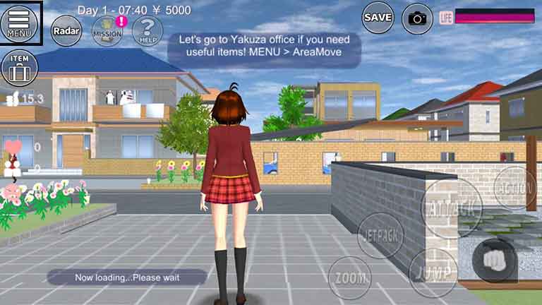 Buka Menu Cara Memasukan ID Sakura School Simulator