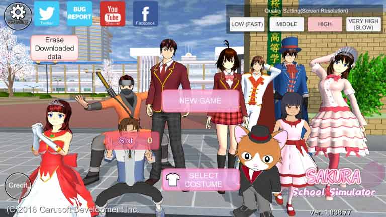 Buka Sakura School Simulator