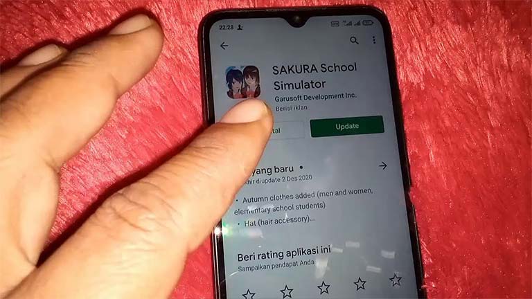 Cara Update Sakura School Simulator Versi 1.037.11