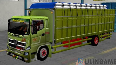 Download Mod Bussid Versi Truck Fuso Trintin Muatan Beras Terbaru