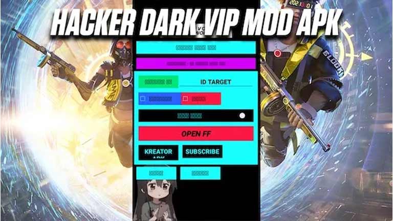 Hacker Dark Vip Free Fire Cheat FF Auto Headshot Apk