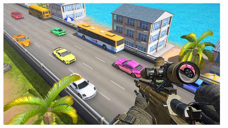 Highway Sniper Shooter  Game Sniper Online Terbaik