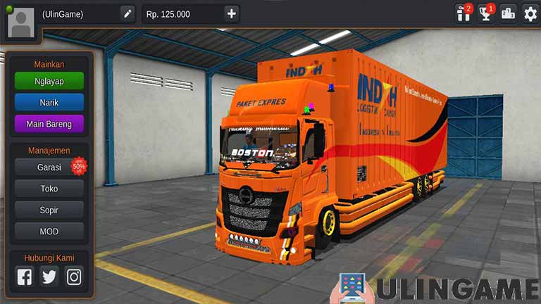 Livery 6 Indah Logistik Orange
