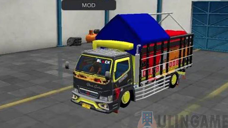 Mod Bussid Truck Canter Cabe Full Anim Terpal Setengah
