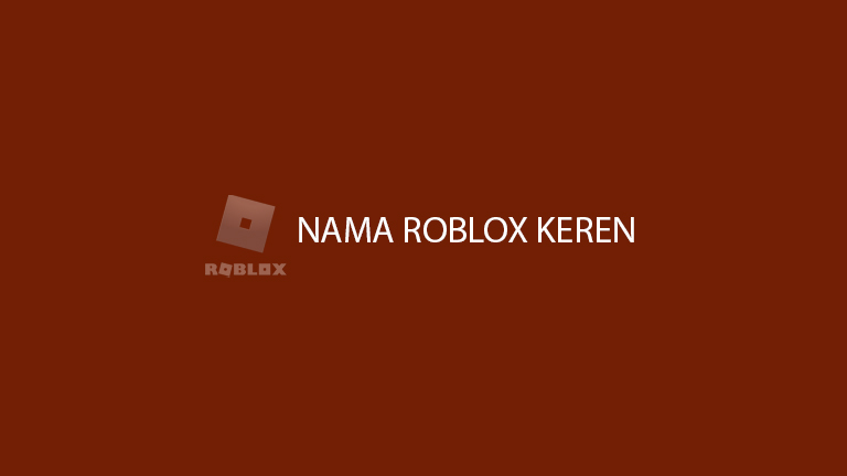 Nama Roblox Keren