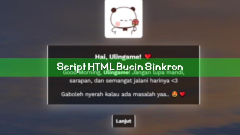 Script Html Bucin Sinkron