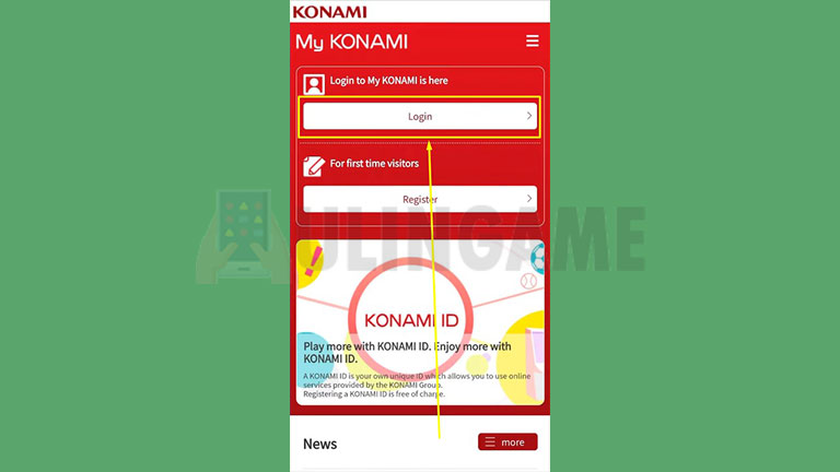 Silahkan Kunjungi Website Konami