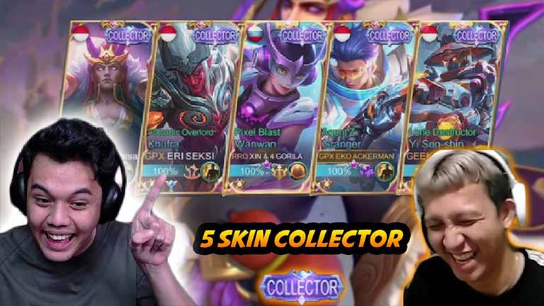 Skin Collector Skin Hero Mobile Legend Termahal