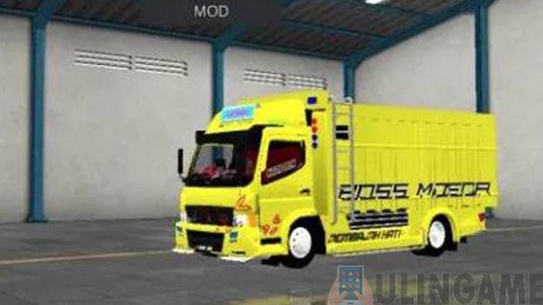 Truck Canter Cabe Bmi Kuning Polos Bak Terbuka