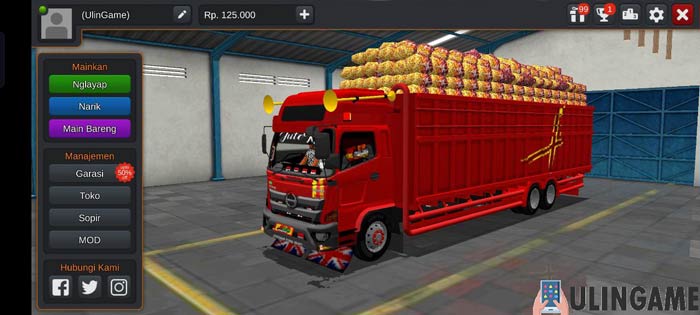 Truck Hino 500 Muatan Sawit Asli Kalimantan V2