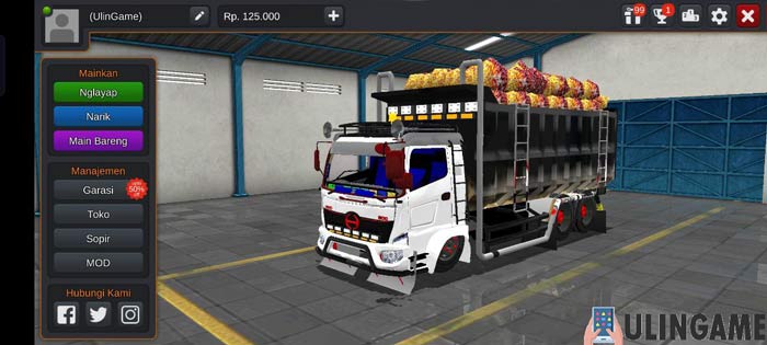 Truck Hino 500 Sawit Putih Mungil