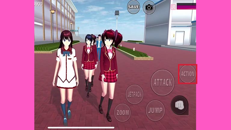 Actrion Cara Mabar Sakura School Simulator