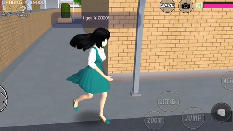 Belakang Covenience Store Cara Mendapatkan Uang Di Sakura School Simulator