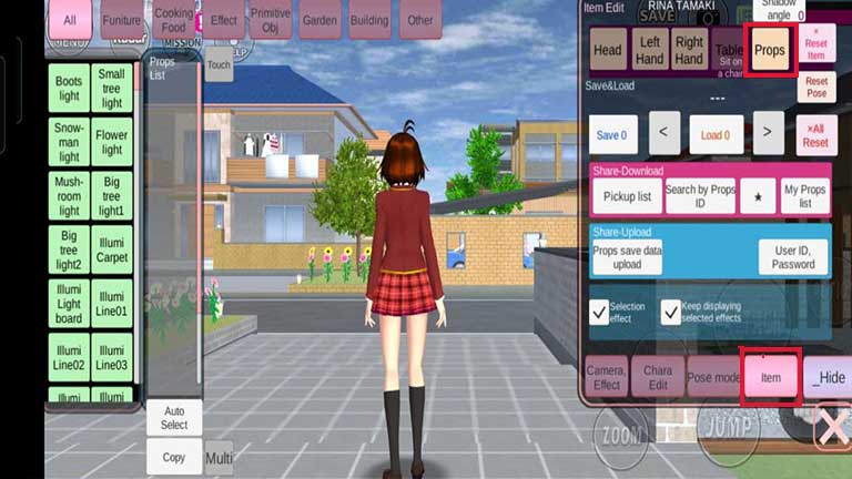 Cara 3 Id sakura school Simulator
