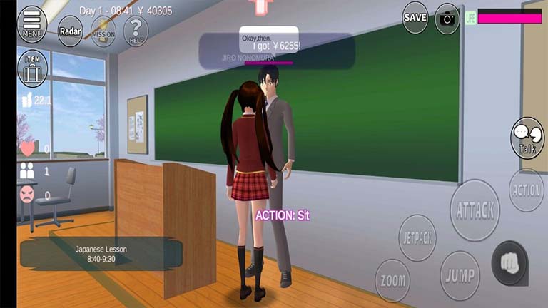 Meminta Uang Ke guru Cara Mendapatkan Love Potion Sakura School Simulator